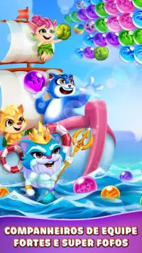 Bubble Shooter: Cat Pop Island Screen Shot 1