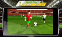 प्ले असली फुटबॉल फुटबॉल खेल Screen Shot 1