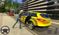 New Taxi Driving Sim 2020 .- Taxi Simulator Screen Shot 8