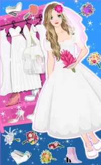 Groom and Bride Wedding Dress up Games Screen Shot 0