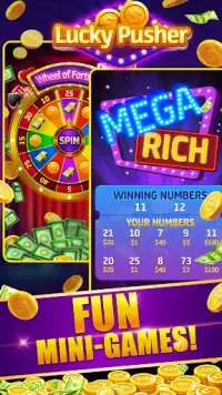 Lucky Cash Pusher Coin Games Screen Shot 3