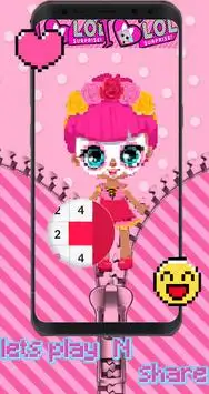 Pixel Surprise Pink DOLLS Screen Shot 3