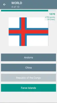 Quiz: Bandeiras e Mapas Screen Shot 0