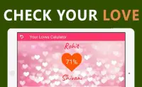 LOVE Calculator -Me & You LOVE CALCULATOR & Love % Screen Shot 7