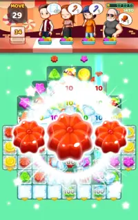 Sweet Jelly Puzzle(Match 3) Screen Shot 2