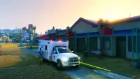Airport Emergency Ambulance Bus Simulator Game 3D Screen Shot 1