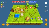 Puppy Dog vs Sheep - Funny Sokoban Game Screen Shot 14