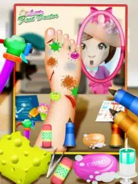 Cute Little Girl Foot Doctor Screen Shot 1