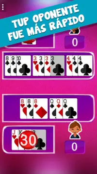 Gin Rummy Juego de cartas Screen Shot 2