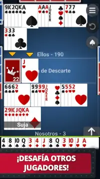 Buraco Real - Juego de Cartas Screen Shot 1