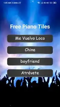 Piano Keyboard Magic Tiles Master Anuel AA China Screen Shot 0