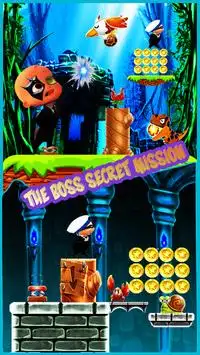 Superhéro boss Jungle Mission Screen Shot 1