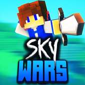 Crafting and building in skywars map