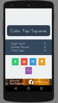 Color Tap Squares: Fast Tap Screen Shot 0