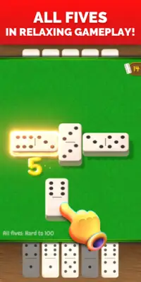 All Fives Dominoes - Classic Domino Free Games Screen Shot 0