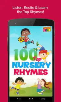 100 Top Nursery Rhymes & Videos Screen Shot 0
