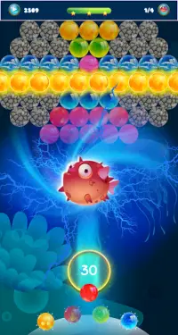 Bubble Shooter: 해양 생물 Screen Shot 0