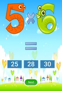 Multiplication games Screen Shot 1