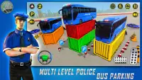 पुलिस बस पार्किंग गेम 3डी Screen Shot 3