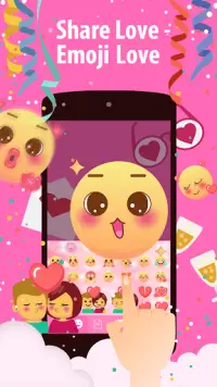 Emoji Love Stickers for Chatting Apps(Add Sticker) Screen Shot 4