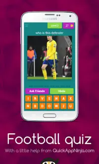 football quiz Screen Shot 3