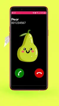 Pear Fake Call Screen Shot 0
