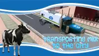 Farm Milk Transport Truck Sim Screen Shot 1