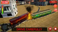 Permainan Pemandu Kereta Api Bandar Moden 2020 Screen Shot 4
