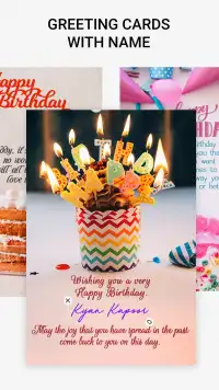 Name Photo On Birthday Cake Screen Shot 3