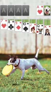 Solitaire Adorable Puppy Theme Screen Shot 0