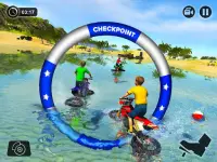 Kinder Wasser Surfen Motorrad Race - Strand Fahren Screen Shot 7