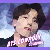 BTS Low Poly Art - Coloring Puzzle Jigsaw
