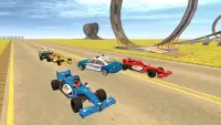 포뮬러 자동차 경주 – 경찰 체이스 게임 Screen Shot 8