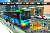Otobüs Sürücüsü 3D Simülatörü Oyunu 2018 Screen Shot 0
