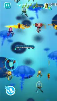 Jumping Croc Jellyfish Attack Screen Shot 2