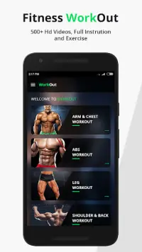 Fitness Workout & Body Building Screen Shot 0