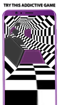 3D Tunnel Hypnotize Game - Infinite Rush Game Free Screen Shot 3