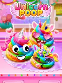 Unicorn Poop - Sweet Trendy Desserts Food Maker Screen Shot 3