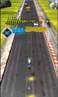 Шоссе Stunt Bike Racing 3D Screen Shot 6
