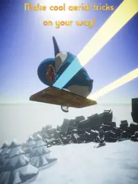 Penguin X-Run: Snowboarding Screen Shot 11