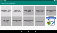 Countries, Capital cities, Continents, Flags Quiz Screen Shot 8