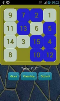 15 Puzzle Game (by Dalmax) Screen Shot 4