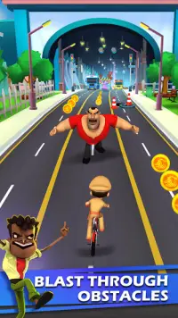 Little Singham Cycle Race Screen Shot 1