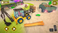 Village Excavator JCB Games Screen Shot 6