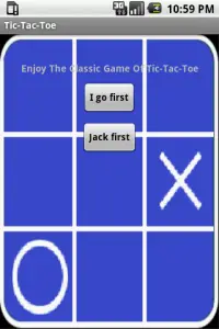 tic tac toe game Screen Shot 0