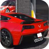Car Parking Chevrolet Corvette Simulator