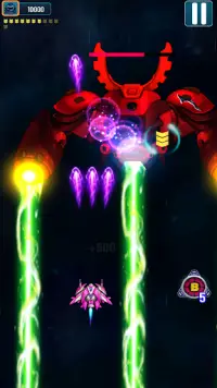 Galaxy Attack: Free Airplane Arcade Shooter Screen Shot 6