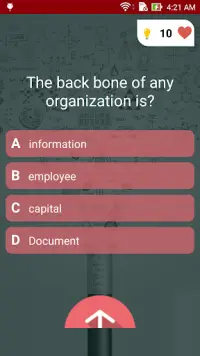 Business Management Test Quiz Screen Shot 1