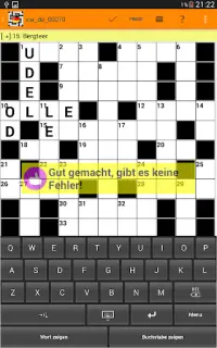 German Crossword Puzzles Free Screen Shot 9