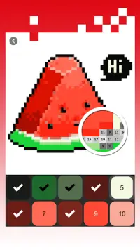 Pixel Coloring - Color By Number Screen Shot 0